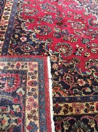 Hand Knotted semi antique Persian rug