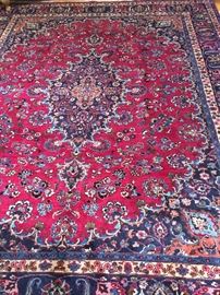 Hand Knotted semi antique Persian rug