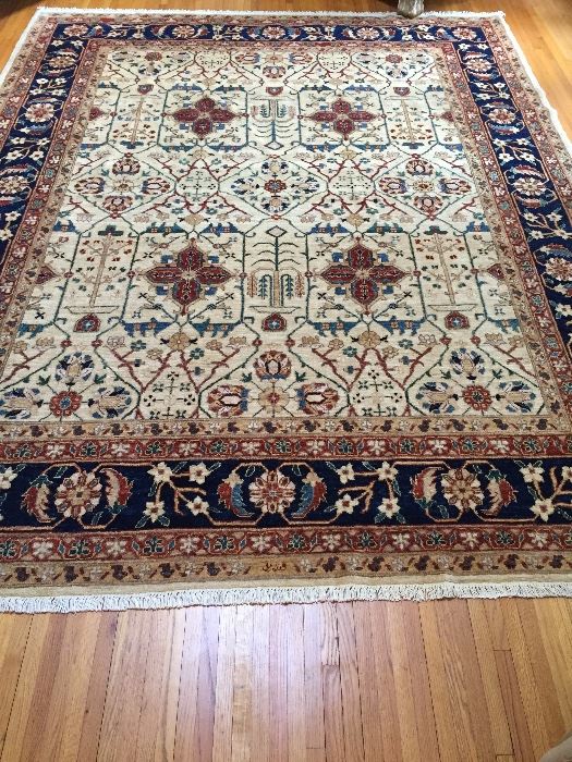 Hand Knotted Rug - 8'2" x 10'6"
