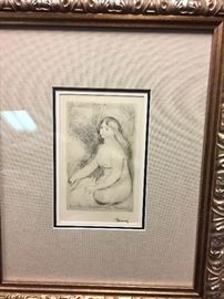 Renoir Etching