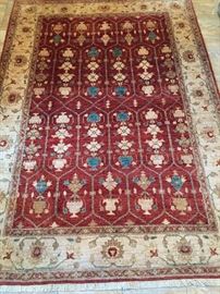 5'5" x 7'5" wool Rug