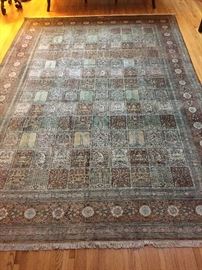 7'10" x 11'4" - SILK Persian Qum Rug