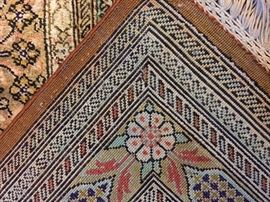 7'10" x 11'4" - SILK Persian Qum Rug