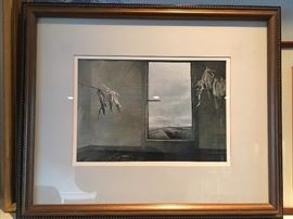 Looking out an open window