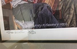 Signed Numbered Lithograph -- Mary McSweeny