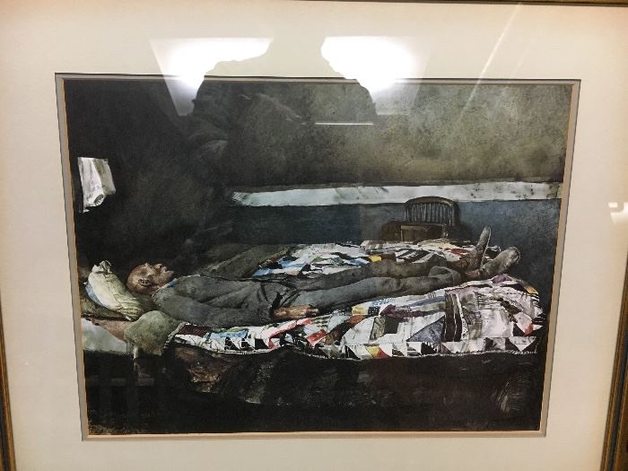 Andrew Wyeth print- "The Garrett Room"