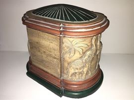 Cover comes off. Then you put things in. It's getting late.