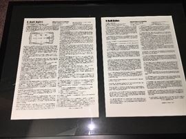 Rules for 8 ball and 9 ball - big framed print