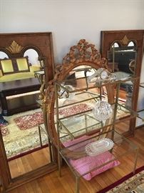 Ethan Allen Gold Gilt Mirror, Oval