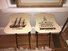 Cool vintage tray tables
