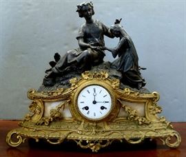Victorian Gilt clock