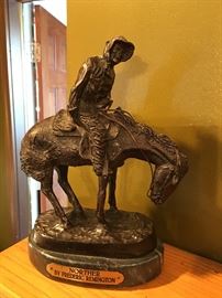 Bronze Statue "Norther" by Frederick Remington 