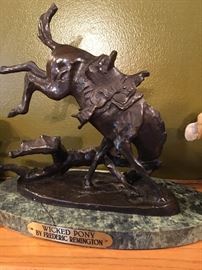 Bronze Statue "Wicked Pony" by Frederick Remington