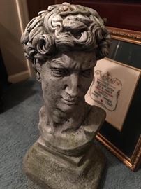 Lovely Solid Concrete Bust