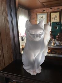 Lalique Crystal
    "Sitting Cat"