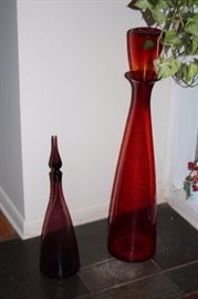 Large Decorative Glass Decanters