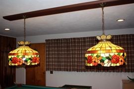Pool Table Tiffany Lighting Fixtures