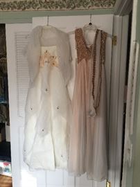 Vintage gowns. Gorgeous!!!