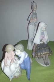 Lladros "Daisa", Lady with Parasol and Pekinese