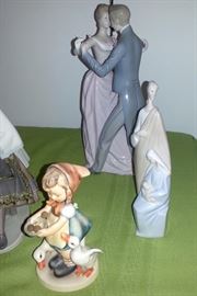 Lladros "Anniversary Waltz" and Hummel