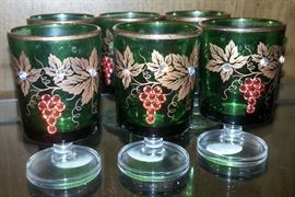 Hand-painted with rhinestone cordials