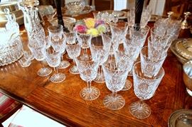 Waterford Crystal "Lismore" stemware