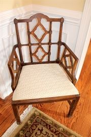 Chinese Chippendale-style chair