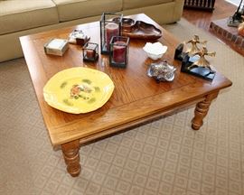 Oak coffee table (also have matching end table)
