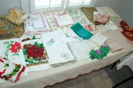 Vintage linens (some of these items have sold)