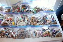 Lots of junk jewelry bag lots!!!