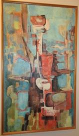 Titled: Tree with Fungi by Richard Hawver