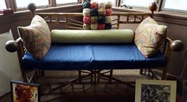 Bamboo settee