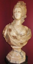 Marble bust Marie Antoinette