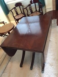 drop leaf table over 
