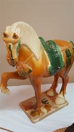 Ornate prancing horse