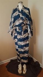 Kimono with shoes and socks