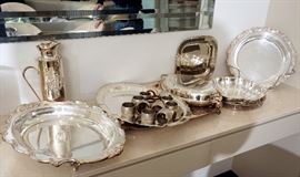 Group Lot Silver Plate
