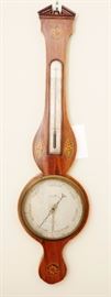 Antique English Wheel Barometer