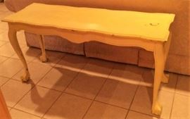 Distressed Vintage Sofa Table