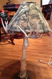 Antler Camo Lamp