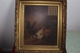 oil on canvas signed