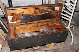 Antique tool box