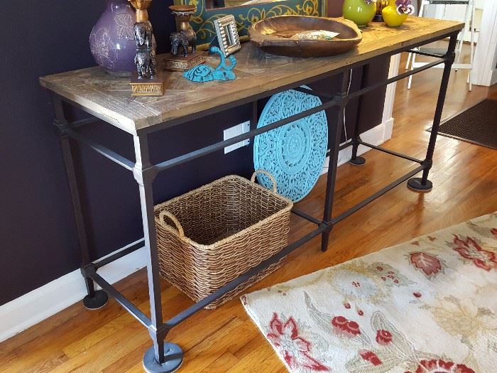 Pottery Barn console table