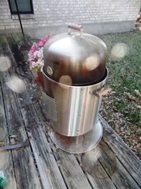 Smoker and grill available
