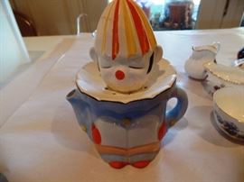 Vintage teapot with pot