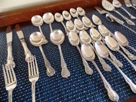Old Master Sterling set, not a complete set, 44 pieces