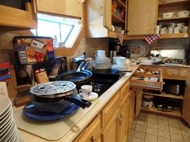 A view of the kitchen