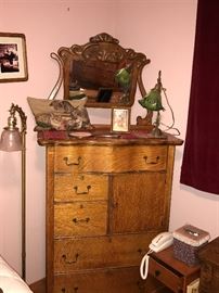 Antique oak dresser 
