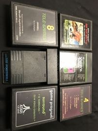 6 Atari 2600 cartridges