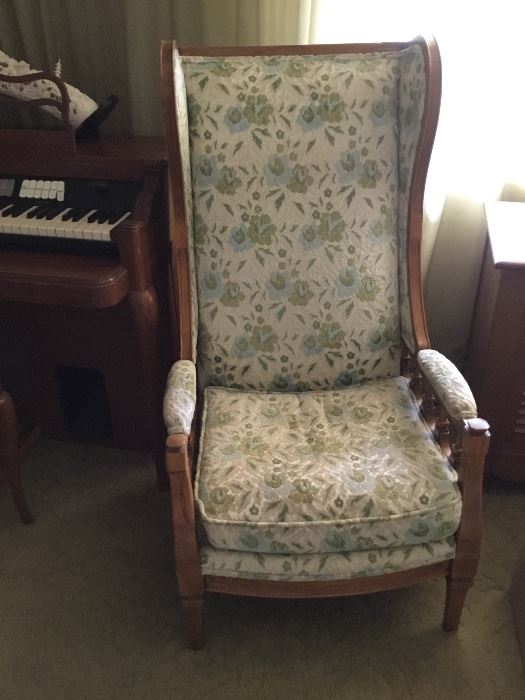 Vintage wingback chairs